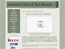 Tablet Screenshot of aardvarksparty.com